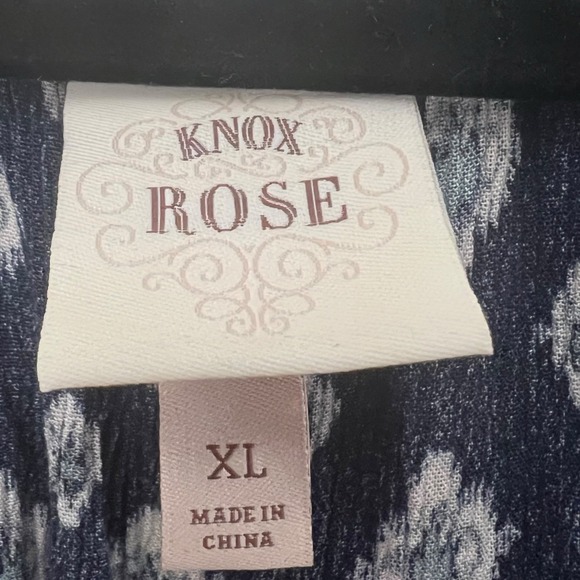 Knox Rose Floral Peasant Dress Cottagecore Boho Romantic Flutter Elbow Womens XL - Picture 2 of 6